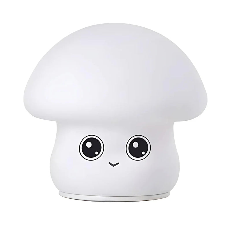 Mini Luminária Fluffy em Silicone – Abajur LED Recarga USB com Toque Mágico