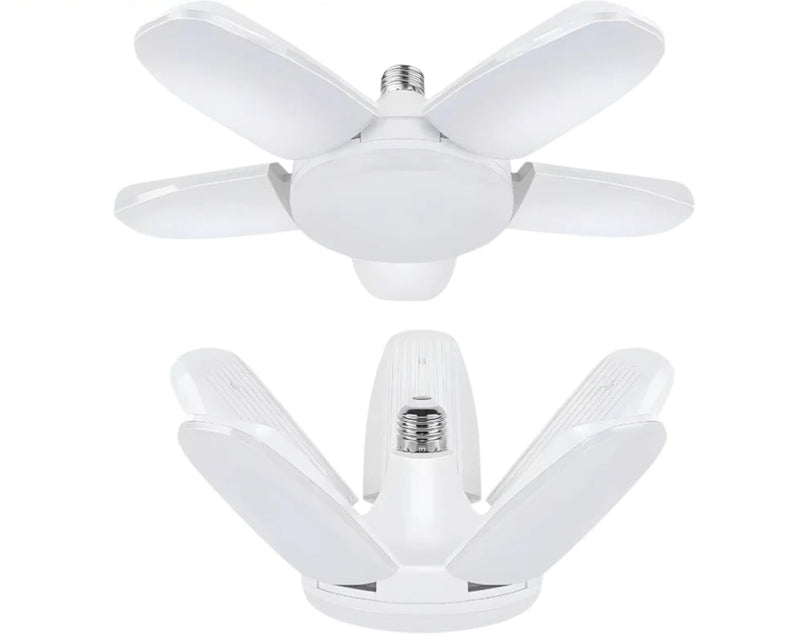 Lâmpada LED Dobrável em Formato de Pétalas – Iluminação Inteligente