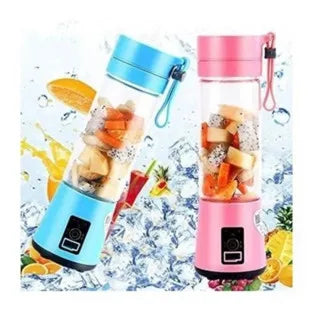 Mini Liquidificador Portátil Recarregável USB – 6 Lâminas de Alta Performance
