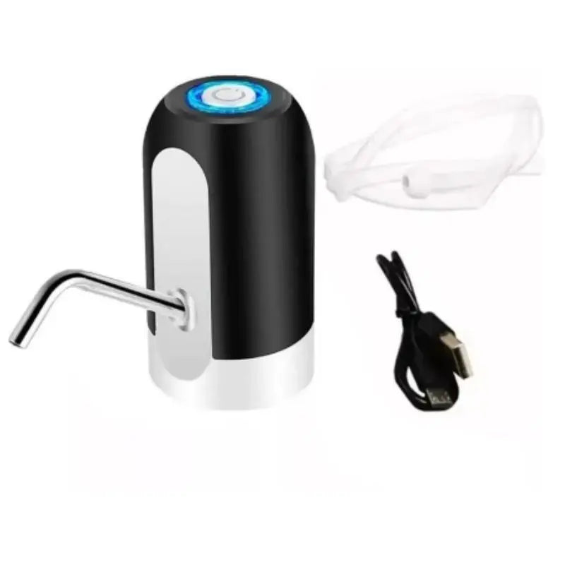 Bomba Elétrica Recarregável USB para Galão de Água – Digital, Universal e Prática