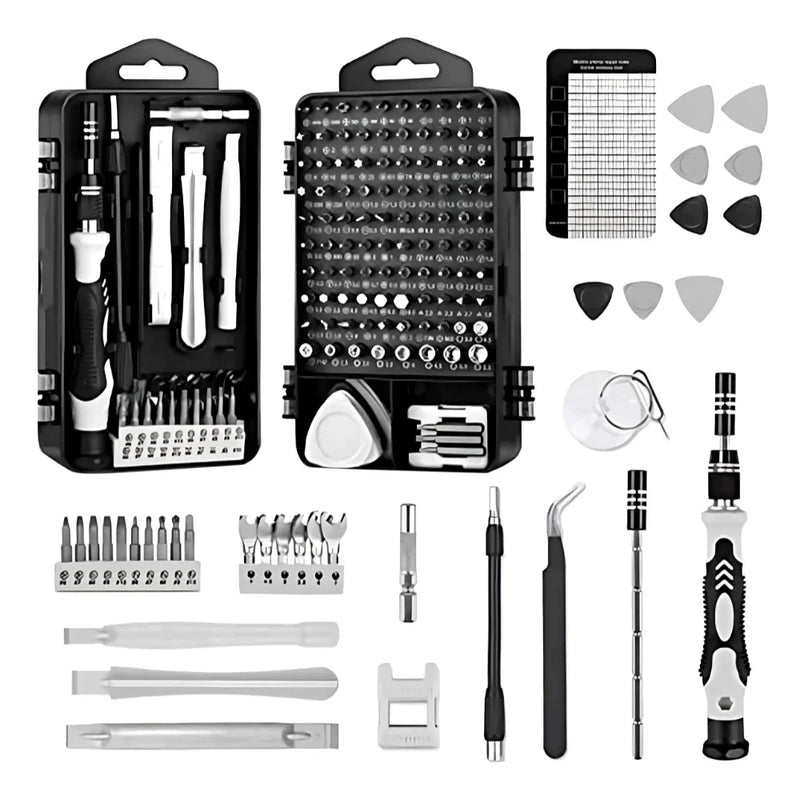 Kit de Ferramentas de Precisão 115 Peças – Celular, Notebook e Eletrônicos