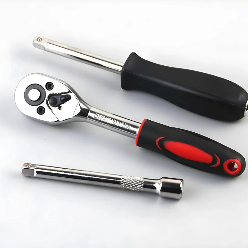 Kit de Ferramentas Profissional 46 Peças – Potência Compacta Para o Seu Dia a Dia