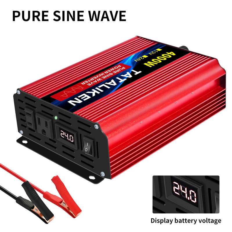 Conversor TATALIKEN 12V para 110V – Potência e Segurança em Qualquer Lugar!
