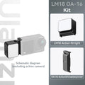 Mini Luz LED Ulanzi LM18 – Iluminação 5600K, Magnética, Resistente à Água, Perfeita para DJI Osmo Action e Pocket 3