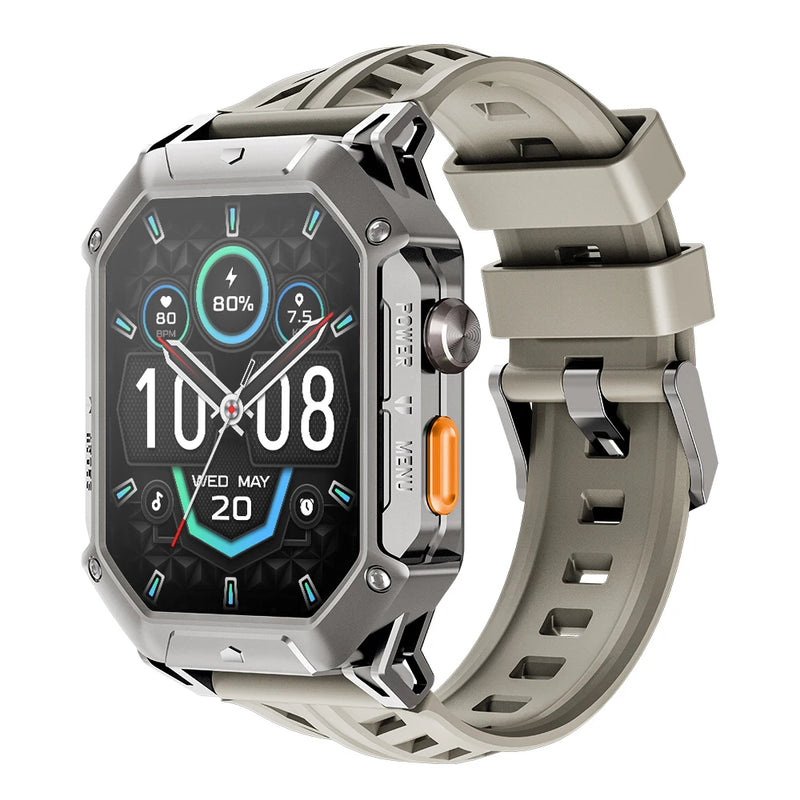 Haylou IRON N1 – Smartwatch Esportivo 2.13” AMOLED | 5ATM à Prova d’Água | Chamadas Bluetooth | 100+ Modos de Treino | Saúde 24h | Bateria 30 Dias