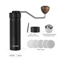 Moedor de Café Manual Profissional MHW-3BOMBER – Precisão 0.016mm/Click, Ajustável para Espresso e Café Filtrado, Aço Inox Durável