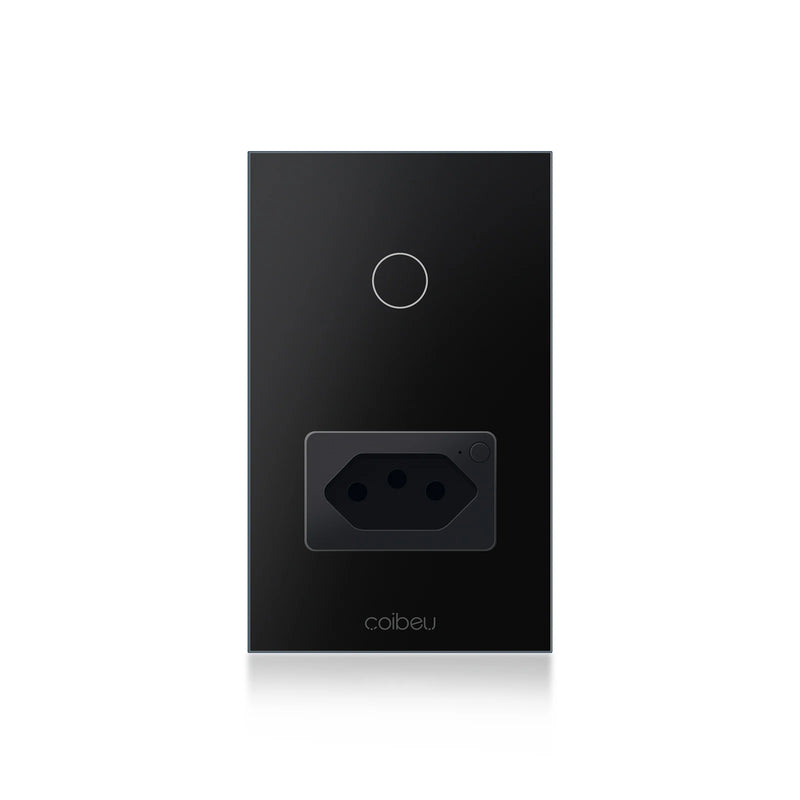 Interruptor Inteligente Wi-Fi Touch – Compatível com Alexa, Google e Tuya, Com Neutro