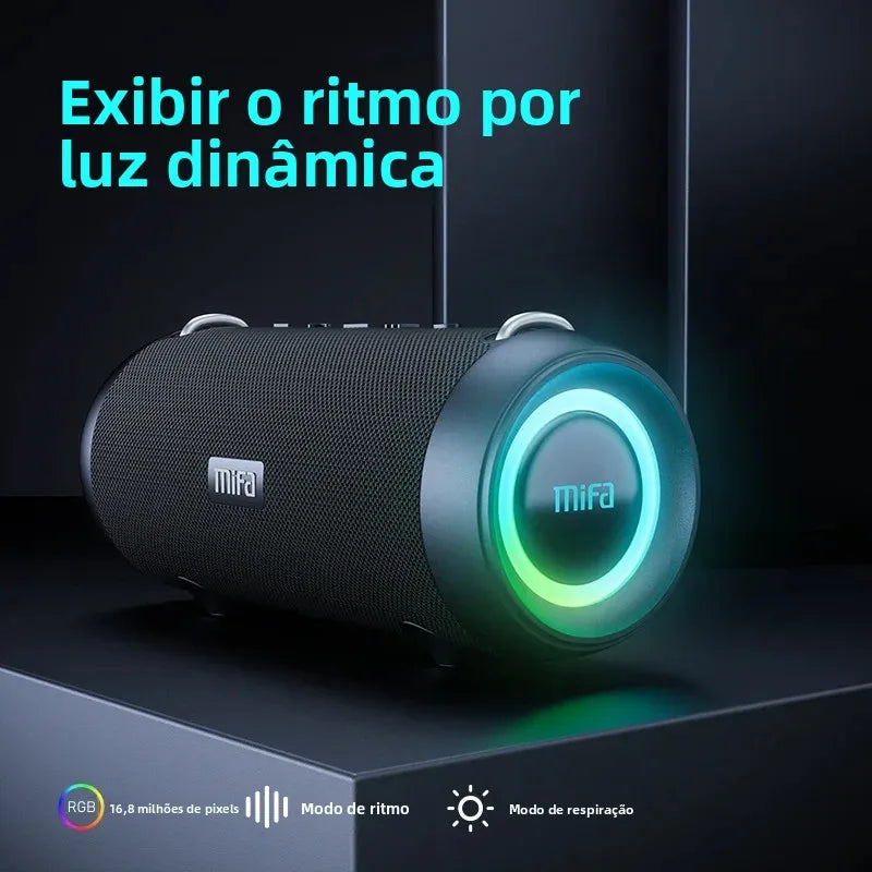 MIFA A90 – Caixa de Som Bluetooth 60W com Graves Profundos e Bateria 30h | Speaker Portátil à Prova d’Água