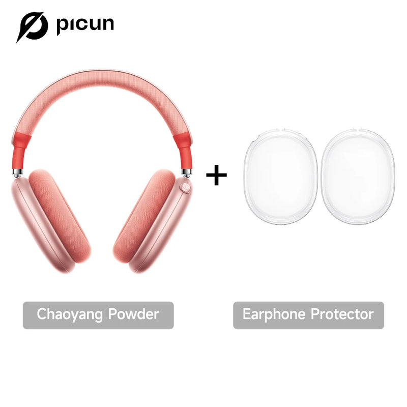 Picun F8 Pro – Headphones Bluetooth Wireless HiFi com ANC -52dB, Áudio 3D Espacial, Head Tracking, Microfone HD e Latência Ultra-Baixa.
