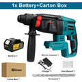 Furadeira Martelete Brushless 26mm 18V – Compatível Makita | Potência, Versatilidade e Sem Fio