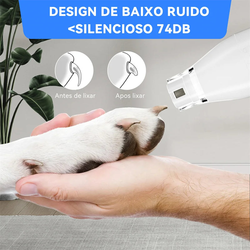 Aspirador de Pelos e Kit de Tosa NewPet 2,5L – Remoção de Pelos com Escova, Tosquiadeira e Recipiente de Grande Capacidade