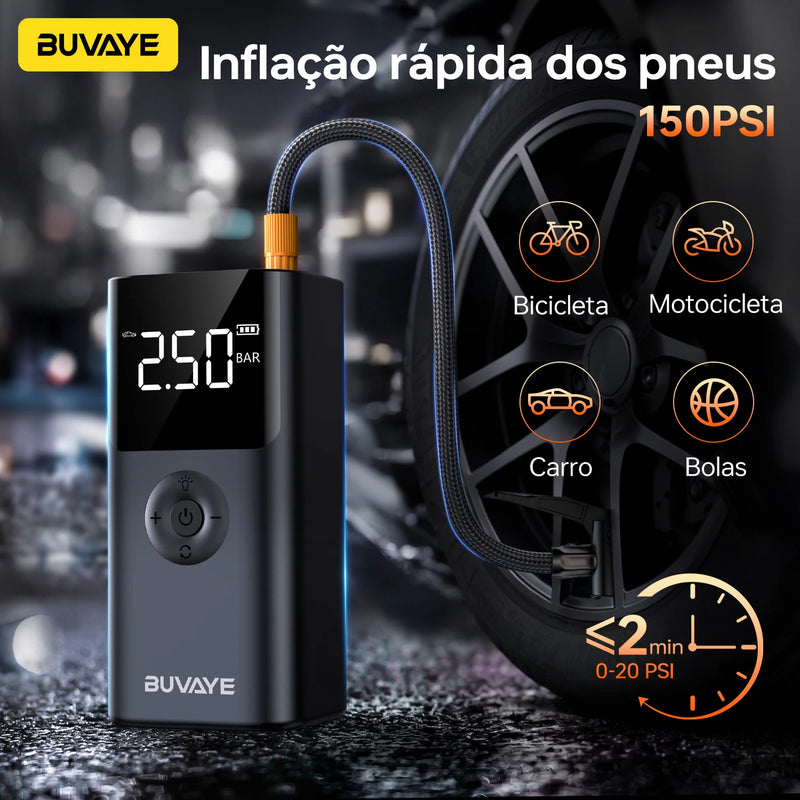 BUVAYE Power Max 2500A – Liga Seu Carro em Segundos e Salva Qualquer Emergência!