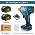 Chave de Impacto Elétrica 18V 1200N·m – Motor Brushless, Super Torque, Compatível Makita Série B