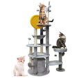Newpet Torre para Gatos Grande 172 cm – Multi-nível com Plataforma de Escalada, Arranhador e Postes de Sisal
