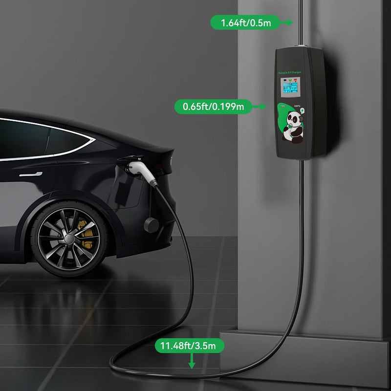 Carregador Portátil EV 7kW K.H.O.N.S | Carga Ultra Rápida, Segura e Compatível com +30 Marcas