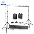 Estúdio Profissional Onde Quiser – SH-XBJJ Adjustable Background Stand 2x2 / 2x3 / 2.6x3m | Green Screen & Chroma Key Fácil de Montar”