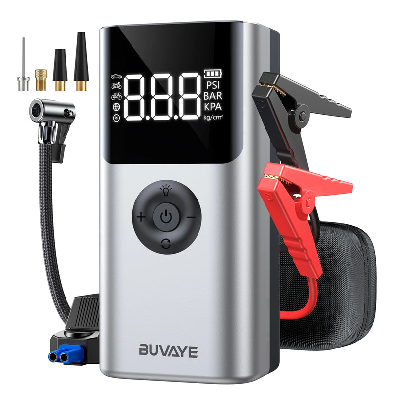 BUVAYE Power Max 2500A – Liga Seu Carro em Segundos e Salva Qualquer Emergência!