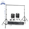 Estúdio Profissional Onde Quiser – SH-XBJJ Adjustable Background Stand 2x2 / 2x3 / 2.6x3m | Green Screen & Chroma Key Fácil de Montar”