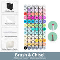 Kit Ohuhu Honolulu | Marcadores Profissionais Álcool Recarregáveis – 24 a 320 Cores Vibrantes, Dupla Ponta Brush + Chisel | Para Desenho, Mangá, Sketch e Arte Escolar