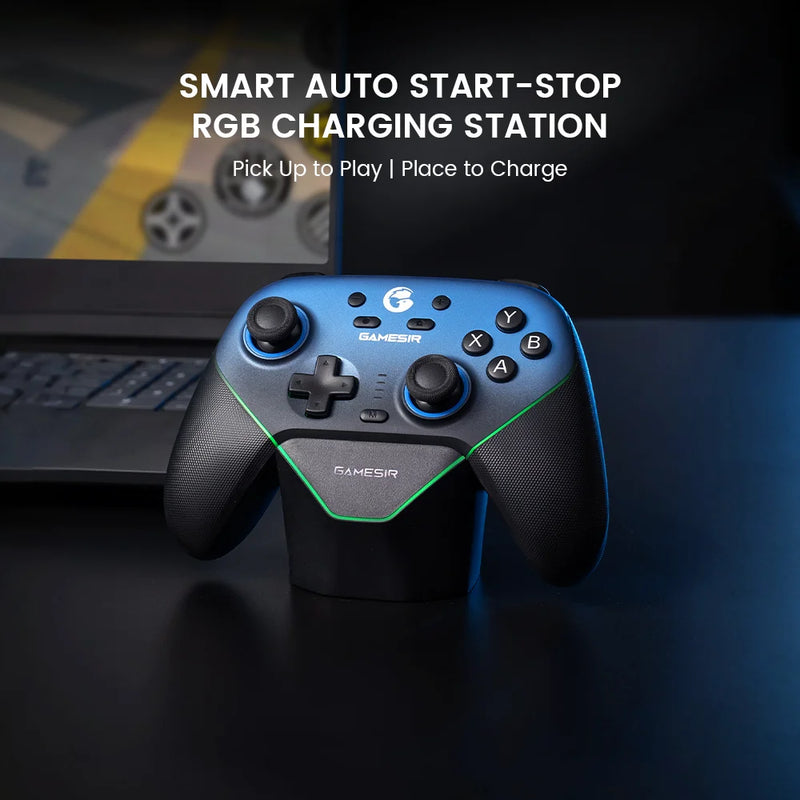 GameSir Super Nova T4N Pro – Controle Sem Fio Multiplataforma com Bluetooth e Joysticks Hall Effect  Perfeito para PC, Nintendo Switch, Android e iOS