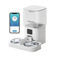 Alimentador Automático Inteligente Newpet 6L – Duas Tigelas, Controle por App e Programação de Refeições