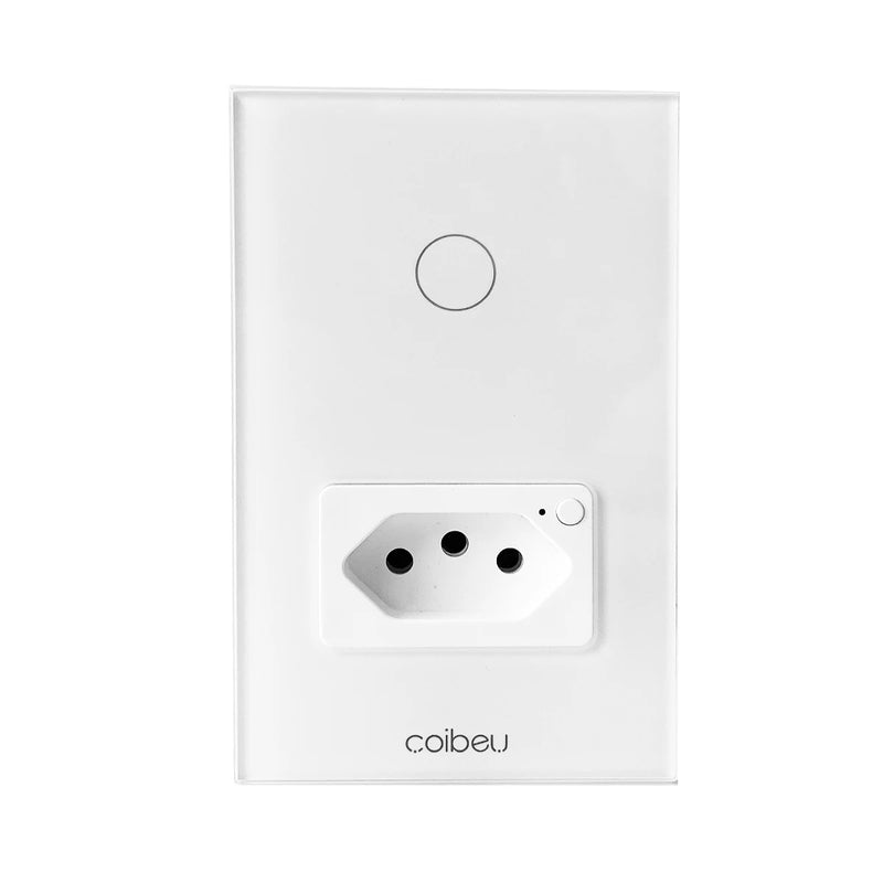 Interruptor Inteligente Wi-Fi Touch – Compatível com Alexa, Google e Tuya, Com Neutro