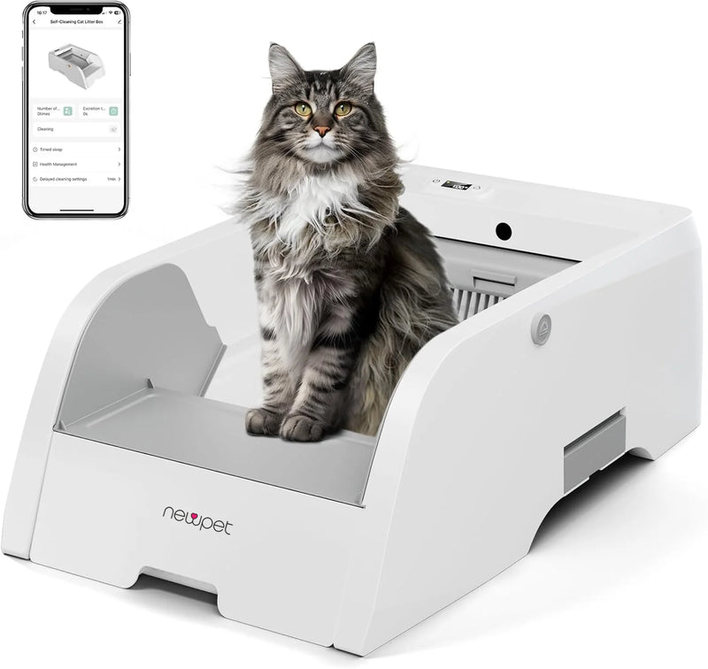 Newpet – Caixa de Areia Automática Autolimpante para Gatos